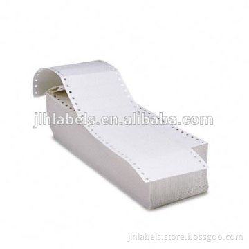 Pinfeed Labels Fanfold Permanent Adhesive, 3 1/2" x 15/16", Dot Matrix Labels, One Across